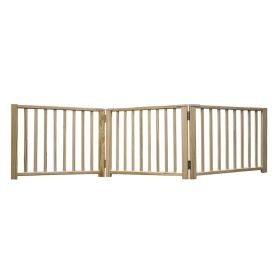 Smart Design Folding Freestanding Gate 3 Panel