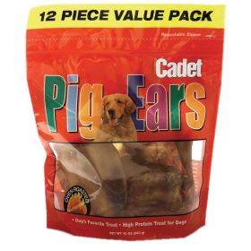 Natural Pig Ears 12 pack