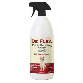 DeFlea Pet and Bed Spray for Dogs 24 ounces