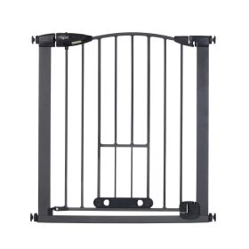 MyPet Wide Deco EasyPass Pet Gate with Auto Close