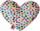 Confetti Paws Heart Dog Toy