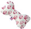 Pink Whimsy Cupcakes Canvas Bone Dog Toy