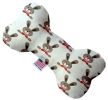 Dapper Rabbits Canvas Bone Dog Toy