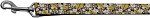 Autumn Leaves Nylon Ribbon Dog Collars (size: 1 wide 4ft Leash)