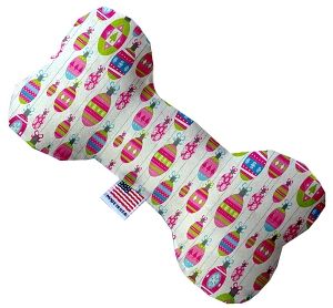 Penelope's Pretty Ornaments Canvas Bone Dog Toy (size: 8 Inch)