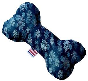 Winter Wonderland Canvas Bone Dog Toy (size: 10 Inch)