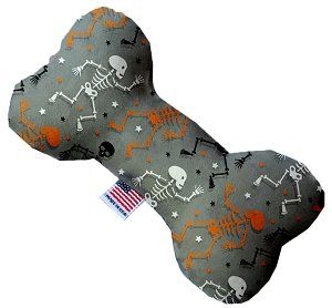 Skeletons Dancing Canvas Bone Dog Toy (size: 10 Inch)