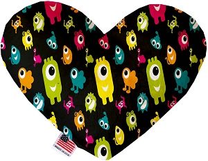 Monster Zoo Canvas Heart Dog Toy (size: 8 Inch)