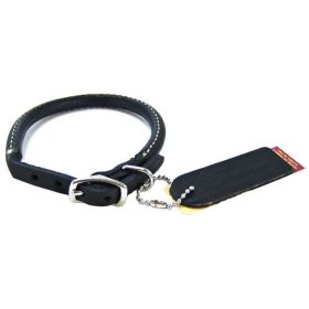 Circle T Pet Leather Round Collar (size: 12" Neck)