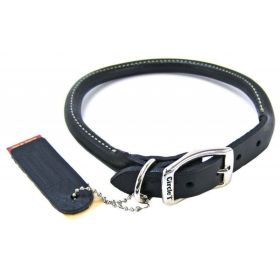 Circle T Pet Leather Round Collar (size: 16" Neck)