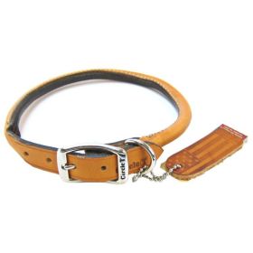 Circle T Leather Round Collar - Tan (size: 18" Neck)