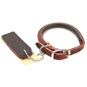 Circle T Latigo Leather Round Collar (size: 10" Long x 3/8" Wide)