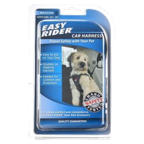 Coastal Pet Easy Rider Car Harness - Black (size: Medium (Girth Size 20"-30"))