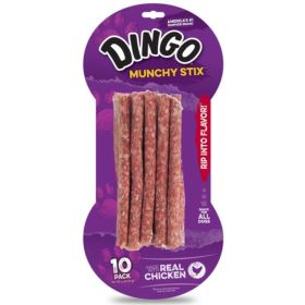 Dingo Muchy Stix Chicken & Munchy Rawhide Chew (size: 10 Pack)