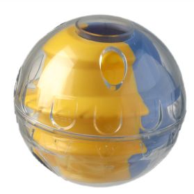 Bite Dog Toy Tumbler Adjustable (Option: Yellow With Blue-English)