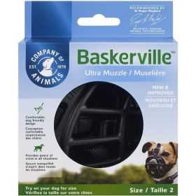 Baskerville Ultra Muzzle for Dogs (size: 2 Dogs 12-25 lbs - (Nose Circumference 10.5"))