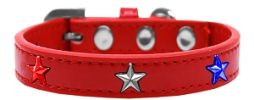 Red, White and Blue Stars Widget Dog Collar