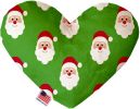 Smiling Santa Heart Dog Toy