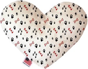 Sweet Paws Heart Dog Toy (size: 8 Inch)