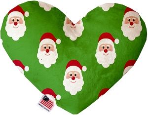 Smiling Santa Heart Dog Toy (size: 8 Inch)