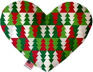 Classy Christmas Trees Heart Dog Toy (size: 8 Inch)