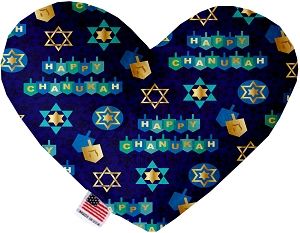 Chanukah Bliss Heart Dog Toy (size: 8 Inch)