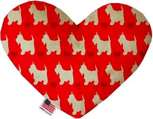 Christmas Westies Heart Dog Toy (size: 8 Inch)