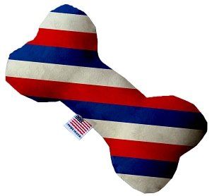 Patriotic Stripes Bone Dog Toy (size: 8 Inch)