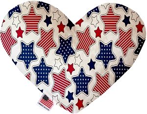 Patriotic Stars Heart Dog Toy (size: 8 Inch)