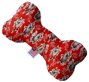 Krampus Canvas Bone Dog Toy (size: 8 Inch)