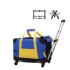 Pet Rolling Carrier with Wheels Pet Travel Carrier Transport Box Dog Strollers for Small Dogs/Cats Up to 28 LBS