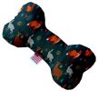 Fall Friends Canvas Bone Dog Toy