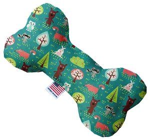 Forest Follies Canvas Bone Dog Toy (size: 8 Inch)