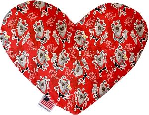 Krampus Heart Dog Toy (size: 6 Inch)