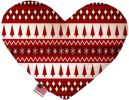 Red Classic Christmas Heart Dog Toy