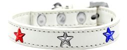 Red, White and Blue Stars Widget Dog Collar