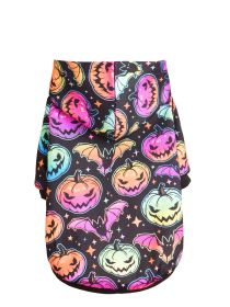 Pet Clothes Small And Medium Sized Dog Cat Pet Halloween Pumpkin Belt (Option: Colorful Pumpkin-M)