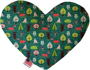 Forest Follies Canvas Heart Dog Toy (size: 8 Inch)